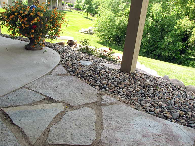 custom paver sidewalk in Burnsville MN